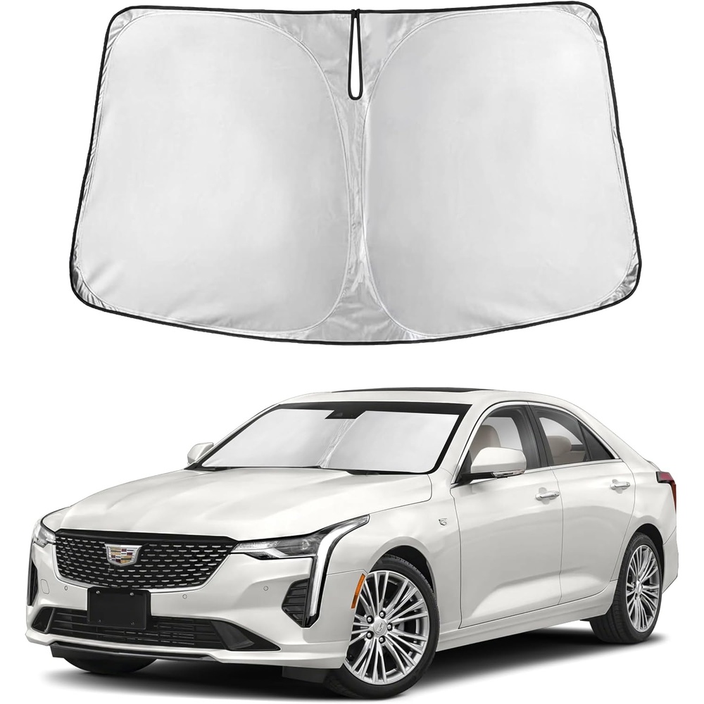 image:imageAutovir Windshield Sun Shade 20172026 Tesla Model 3 amp Y 280T Visor ShadeXT6 20202025