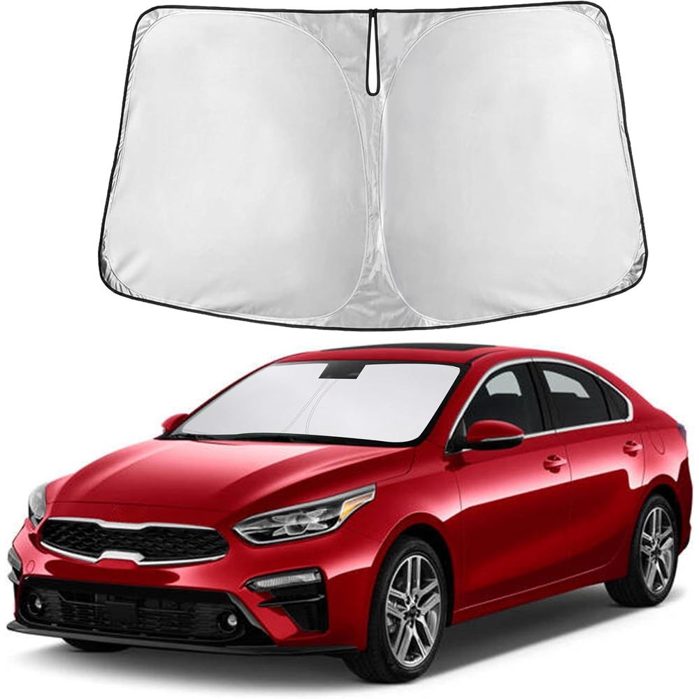 image:imageAutovir Windshield Sun Shade 20172026 Tesla Model 3 amp Y 280T Visor Shadeforte 20192026