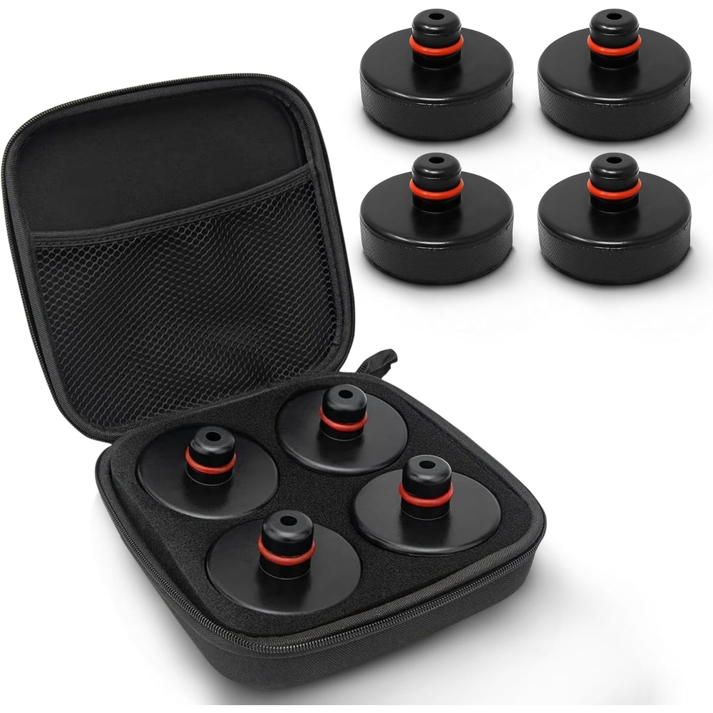 image:imageEcoNour Lifting Jack Pad for Tesla Model 3SXY 4 Pucks with Storage Case Tesla Accessories for Tesla Vehicles 2013 to 2024