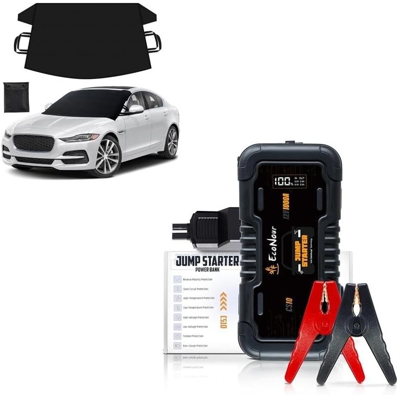 image:imageEcoNour Windshield Cover for Snow and Ice CS10 1600A Peak Car Lithium Battery Jumpstarter