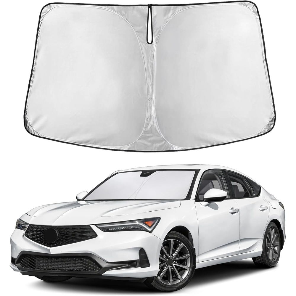 image:imageEcoNour Windshield Sunshade Compatible for Acura Integra 2023 2024 2025  Sun Visor for Front Windshield amp Window Sun Shade Cover UV Heat Blocker amp Protector Car Accessories