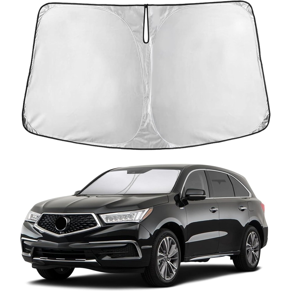 image:imageEcoNour Windshield Sunshade Compatible for Acura MDX 20142018 2019 2020  Sun Visor for Front Windshield amp Window Sun Shade Cover UV Heat Blocker amp Protector Car Accessories
