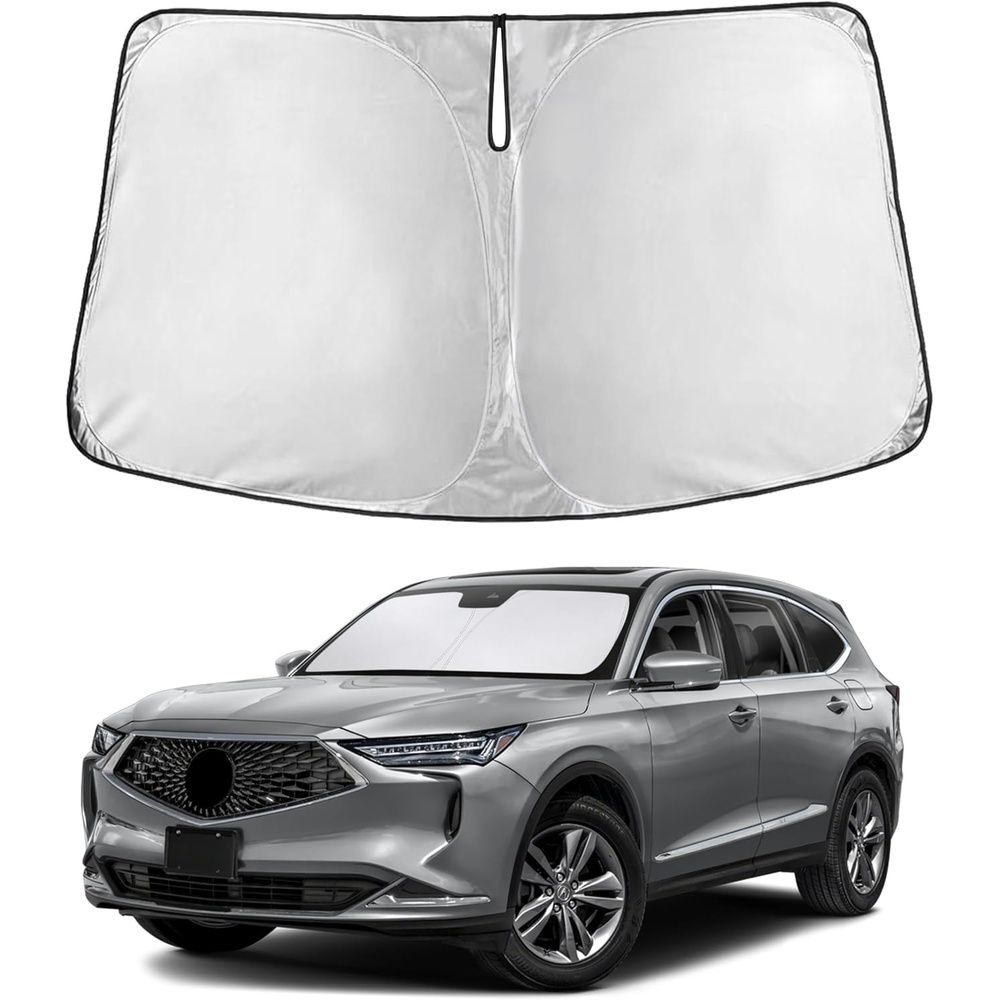 image:imageEcoNour Windshield Sunshade Compatible for Acura MDX 20212024 2025 2026  Sun Visor for Front Windshield amp Window Sun Shade Cover UV Heat Blocker amp Protector Car Accessories