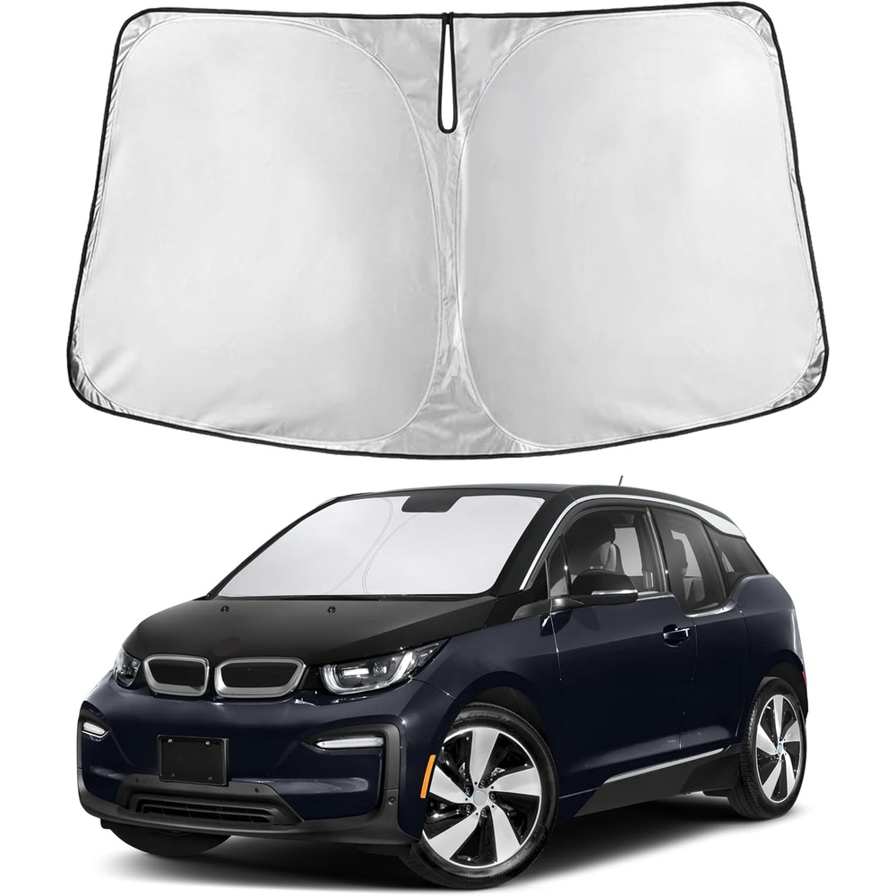 image:imageEcoNour Windshield Sunshade Compatible for BMW I3 20142020 2021 2022  Sun Visor for Front Windshield amp Window Sun Shade Cover UV Heat Blocker amp Protector Car Accessories