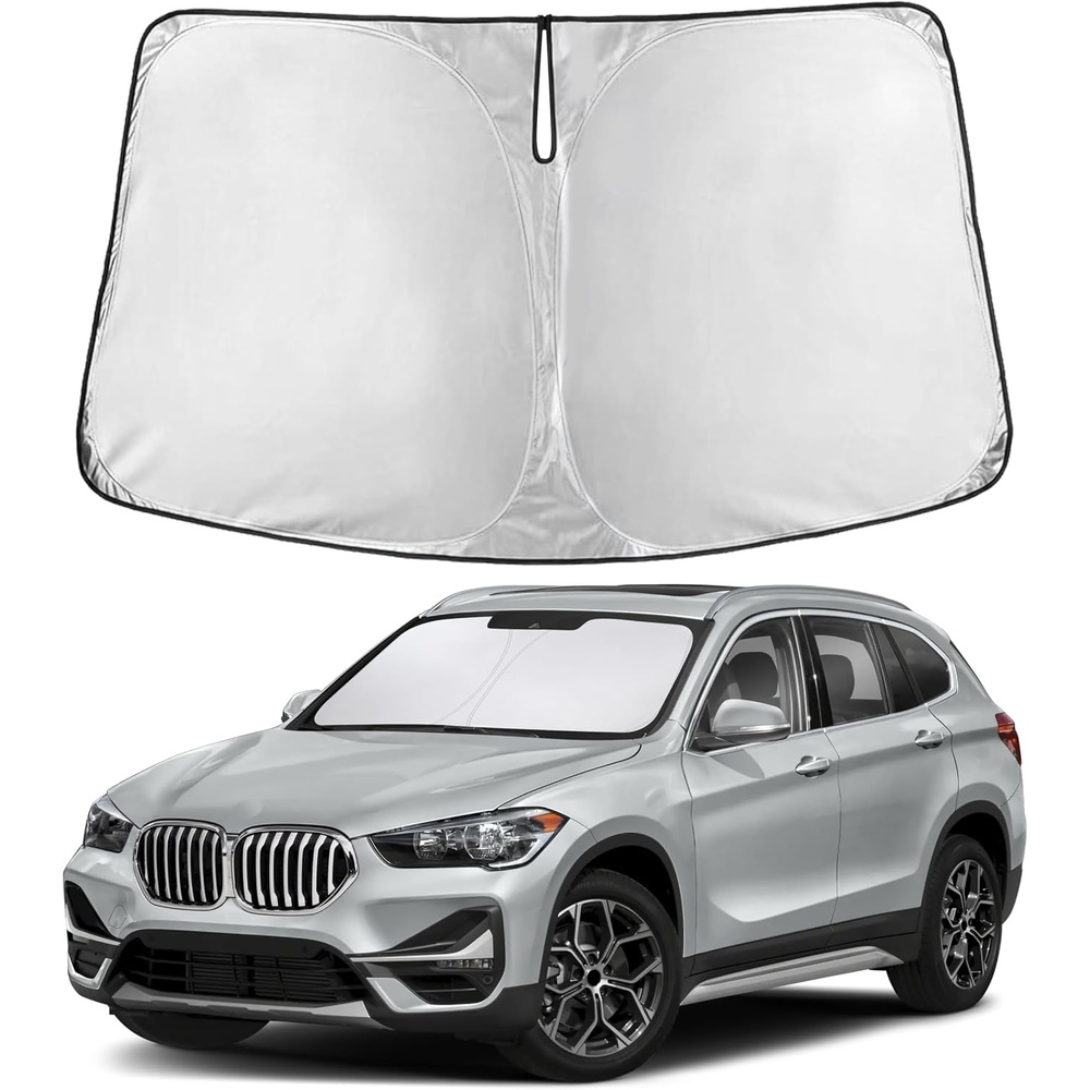 image:imageEcoNour Windshield Sunshade Compatible for BMW X1 20162020 2021 2022 Sun Visor for Front Windshield amp Window Sun Shade Cover UV Heat Blocker amp Protector Car Accessories
