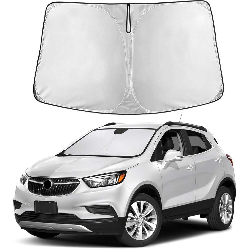 image:imageEcoNour Windshield Sunshade Compatible for Buick Encore 20132017 2018 2019  Sun Visor for Front Windshield amp Window Sun Shade Cover UV Heat Blocker amp Protector Car Accessories