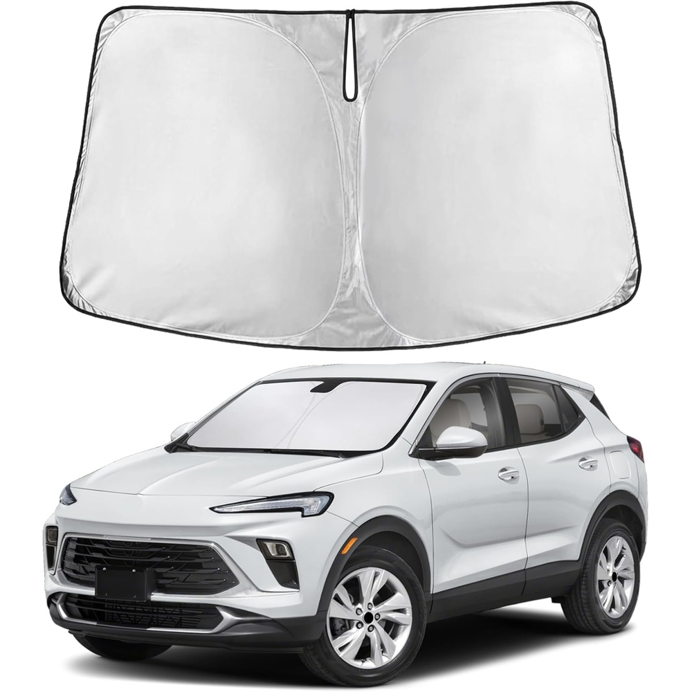 image:imageEcoNour Windshield Sunshade Compatible for Buick Encore GX 20202025 2026 Sun Visor for Front Windshield amp Window Sun Shade Cover UV Heat Blocker amp Protector Car Accessories