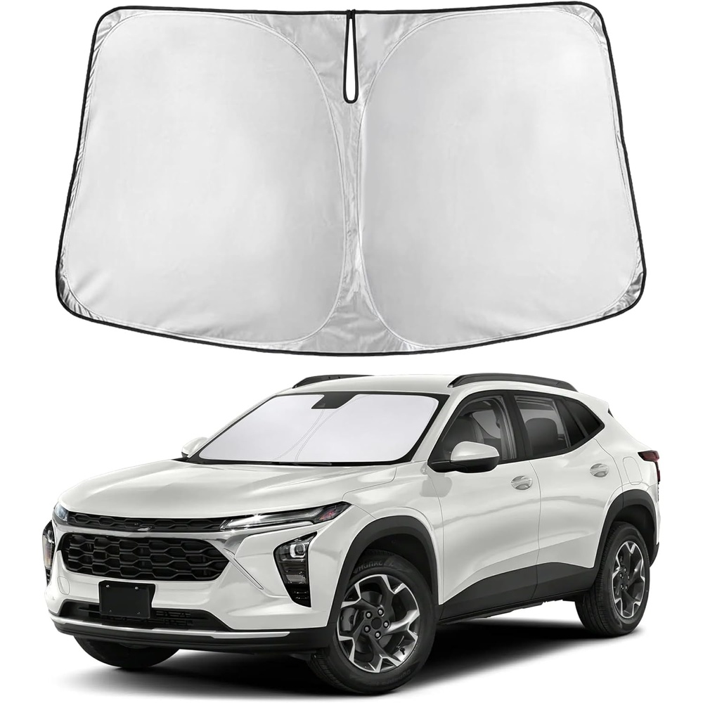 image:imageEcoNour Windshield Sunshade Compatible for Chevrolet Trax 20132022 2023 Sun Visor for Front Windshield amp Window Sun Shade Cover UV Heat Blocker amp Protector Car Accessories
