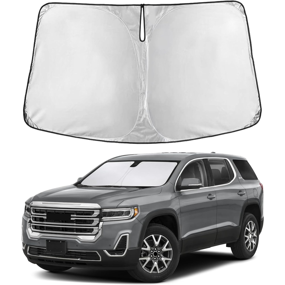 image:imageEcoNour Windshield Sunshade Compatible for GMC Acadia 20172021 2022 2023 Sun Visor for Front Windshield amp Window Sun Shade Cover UV Heat Blocker amp Protector Car Accessories