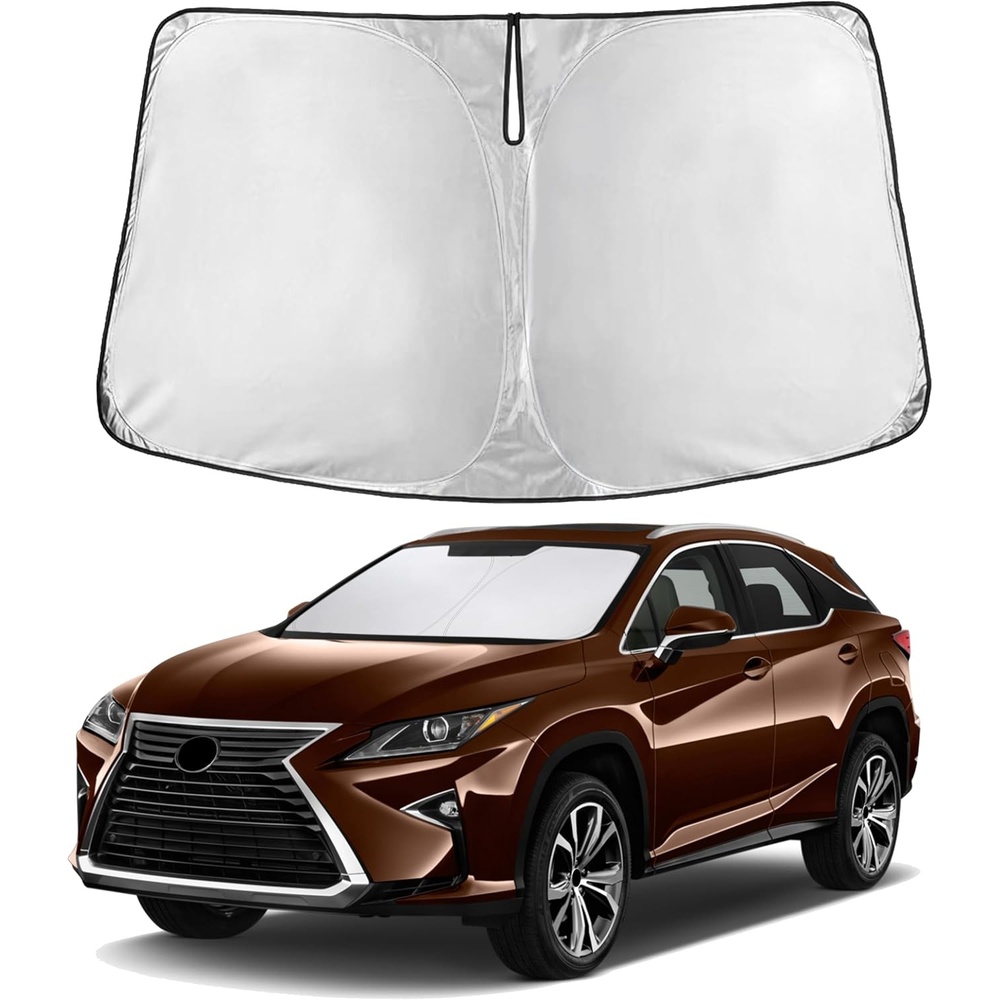 image:imageEcoNour Windshield Sunshade Compatible for Lexus RX 350 450h 20162021 2022 Sun Visor for Front Windshield amp Window Sun Shade Cover UV Heat Blocker amp Protector Car Accessories