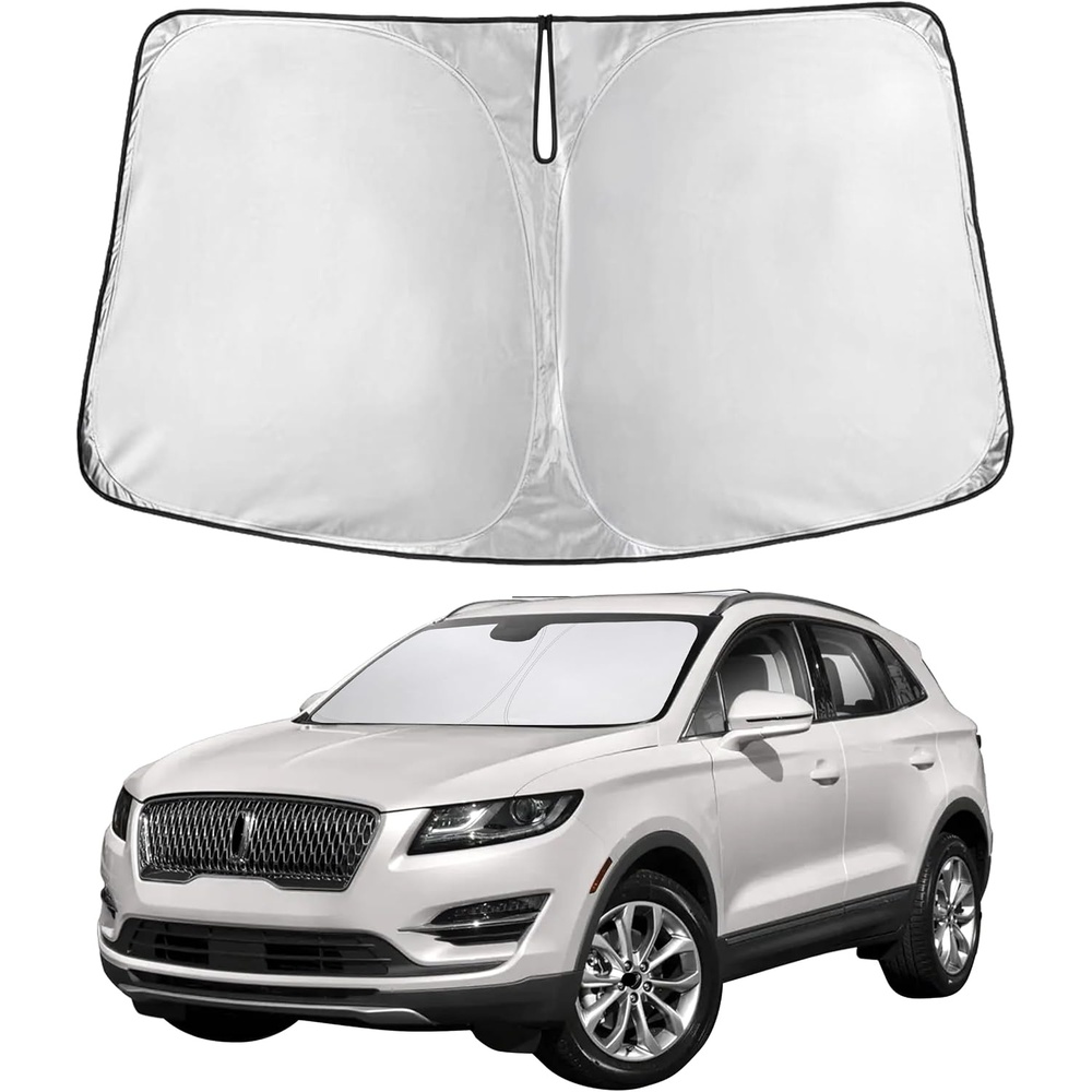 image:imageEcoNour Windshield Sunshade Compatible for Lincoln MKC 20152017 2018 2019  Sun Visor for Front Windshield amp Window Sun Shade Cover UV Heat Blocker amp Protector Car Accessories