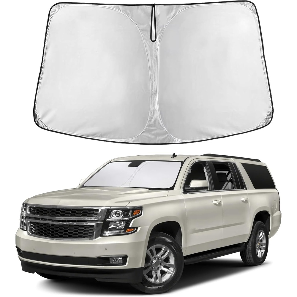 image:imageEcoNour Windshield Sunshade for ChevrelotGMC for 20152018 2019 2020 SuburbanTahoe Yukon XLDenali XL Sun Visor for Front Window Sun Shade Cover UV Protector Car Accessories