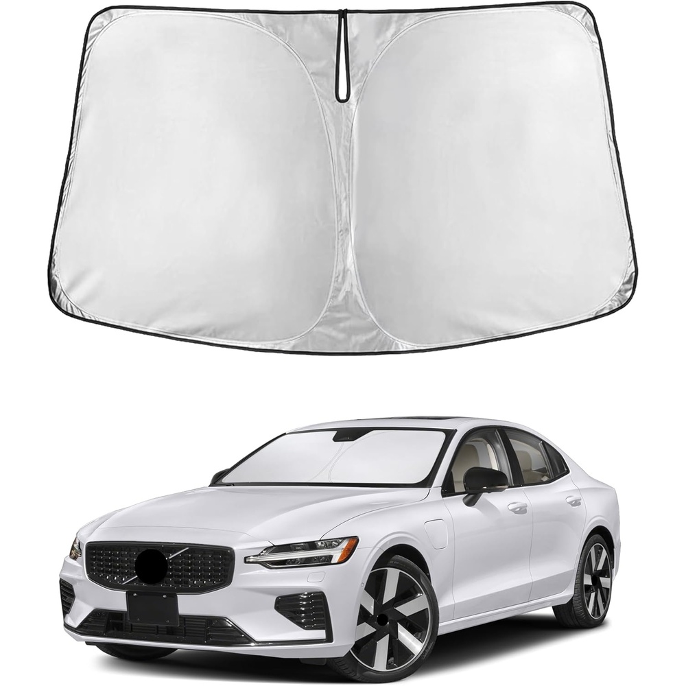 image:imageEconour Windshield Sun Shade Compatible for Rivian R1S R1T 20222025 2026  Sun Visor for Front Windshield amp Window Sun Shade Cover UV Heat Blocker amp Protector Car AccessoriesFor Volvo S60 2019  2025