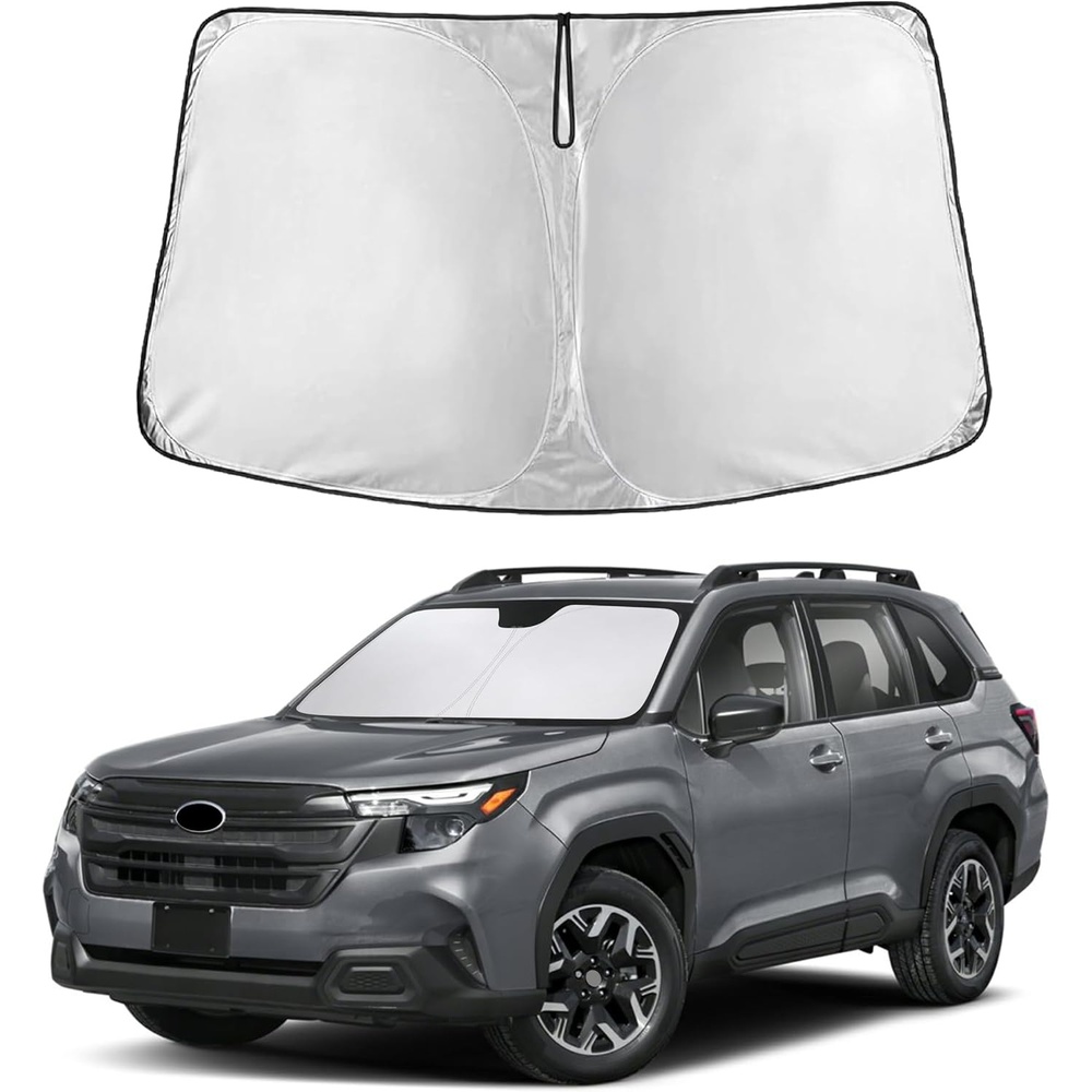 image:imageEconour Windshield Sun Shade Compatible for Rivian R1S R1T 20222025 2026  Sun Visor for Front Windshield amp Window Sun Shade Cover UV Heat Blocker amp Protector Car Accessoriesfor Subaru Forester 20252026