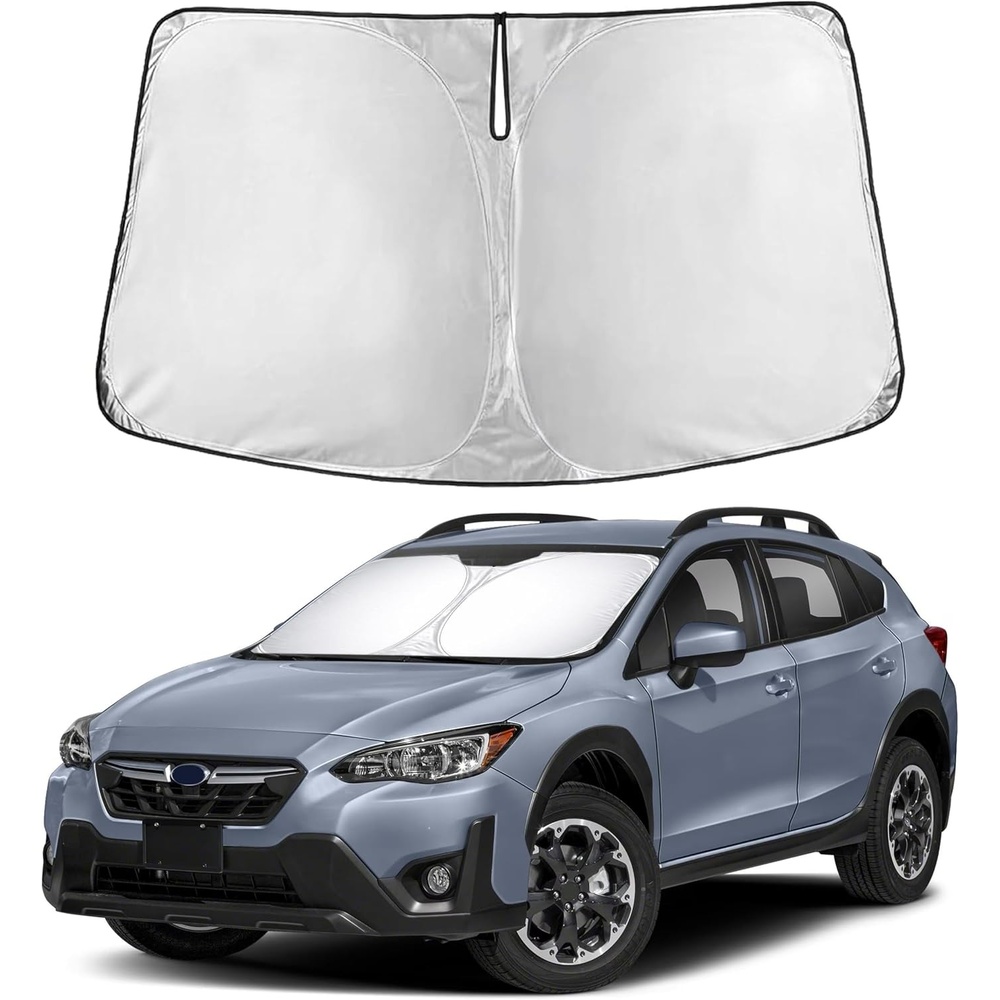 image:imageEconour Windshield Sun Shade Compatible for Rivian R1S R1T 20222025 2026  Sun Visor for Front Windshield amp Window Sun Shade Cover UV Heat Blocker amp Protector Car Accessoriesfor Subaru Crosstrek 20182023
