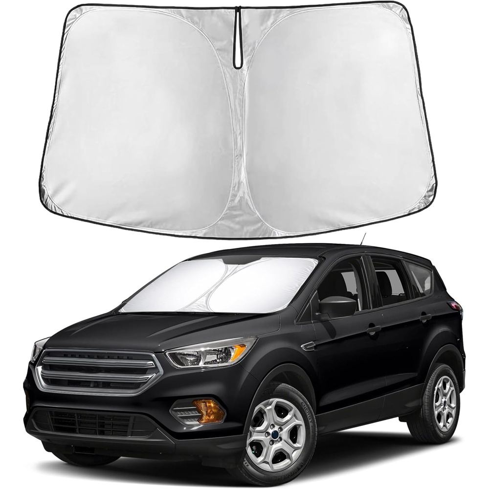 image:imageEconour Windshield Sun Shade Compatible for Rivian R1S R1T 20222025 2026  Sun Visor for Front Windshield amp Window Sun Shade Cover UV Heat Blocker amp Protector Car Accessoriesfor ford Escape 20132017 2018 2019