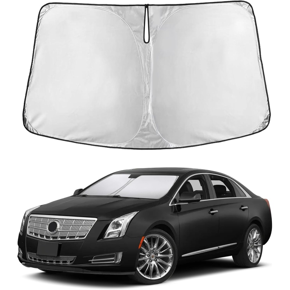 image:imageEconour Windshield Sun Shade Compatible for Rivian R1S R1T 20222025 2026 Sun Visor for Front Windshield amp Window Sun Shade Cover UV Heat Blocker amp Protector Car Accessoriesfor Cadillac XTS 2013 2019