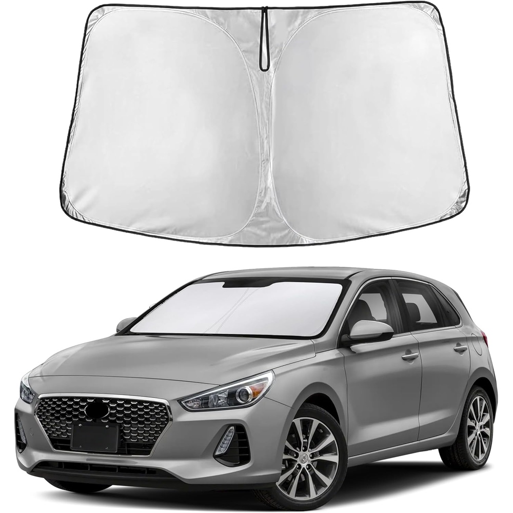 image:imageEconour Windshield Sun Shade Compatible for Rivian R1S R1T 20222025 2026 Sun Visor for Front Windshield amp Window Sun Shade Cover UV Heat Blocker amp Protector Car AccessoriesFor Hyundai Elantra 2017 2020