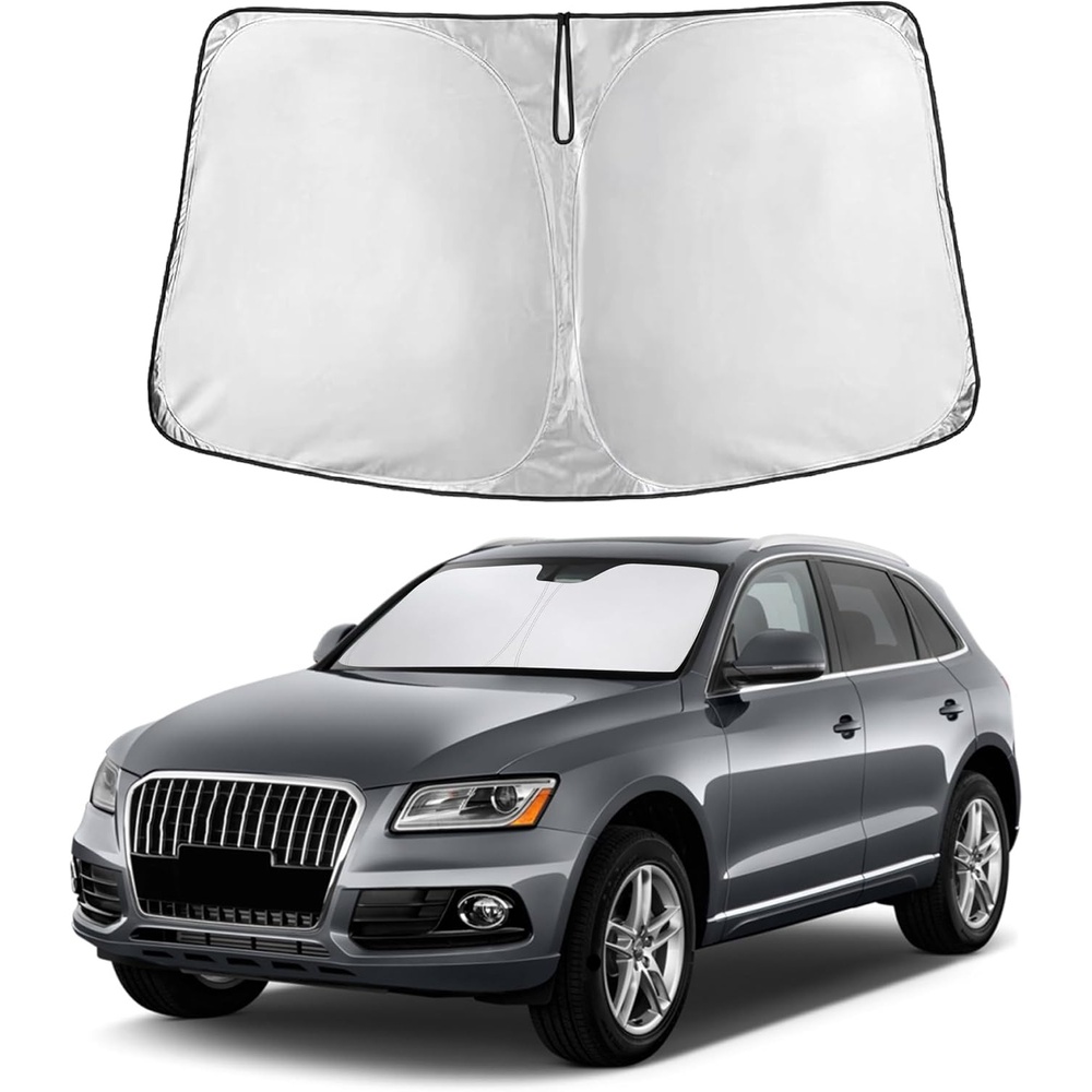 image:imageEconour Windshield Sun Shade Compatible for Rivian R1S R1T 20222025 2026 Sun Visor for Front Windshield amp Window Sun Shade Cover UV Heat Blocker amp Protector Car Accessoriesfor Audi Q5 20092017