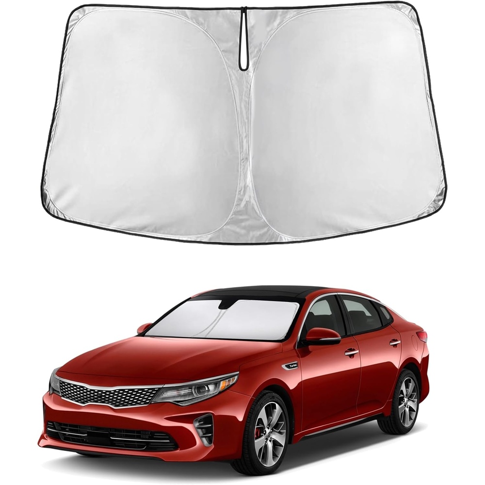 image:imageEconour Windshield Sun Shade Compatible for Rivian R1S R1T 20222025 2026  Sun Visor for Front Windshield amp Window Sun Shade Cover UV Heat Blocker amp Protector Car Accessoriesfor Kia Optima 20162025