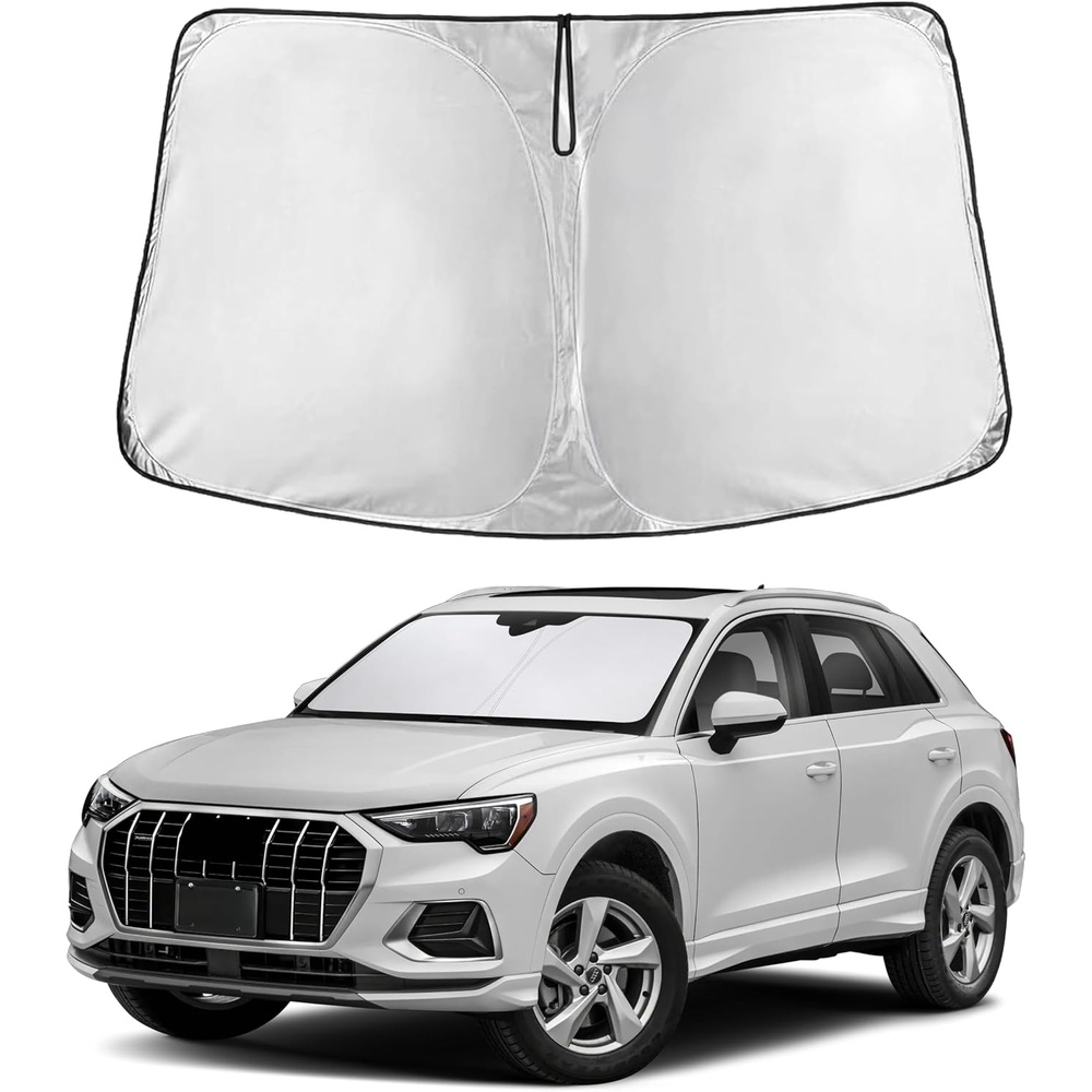image:imageEconour Windshield Sun Shade Compatible for Rivian R1S R1T 20222025 2026 Sun Visor for Front Windshield amp Window Sun Shade Cover UV Heat Blocker amp Protector Car AccessoriesFor Audi Q3 20192026