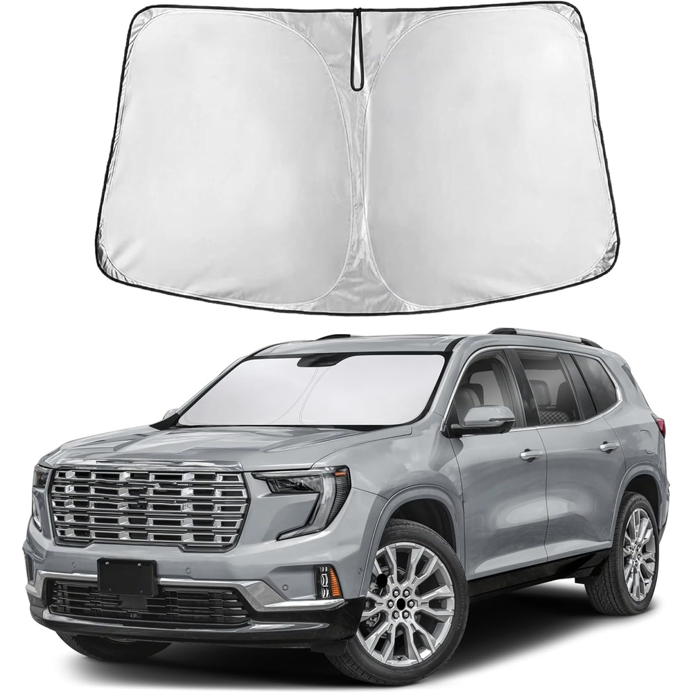 image:imageEconour Windshield Sun Shade Compatible for Rivian R1S R1T 20222025 2026  Sun Visor for Front Windshield amp Window Sun Shade Cover UV Heat Blocker amp Protector Car AccessoriesFor GMC Acadia 20242026
