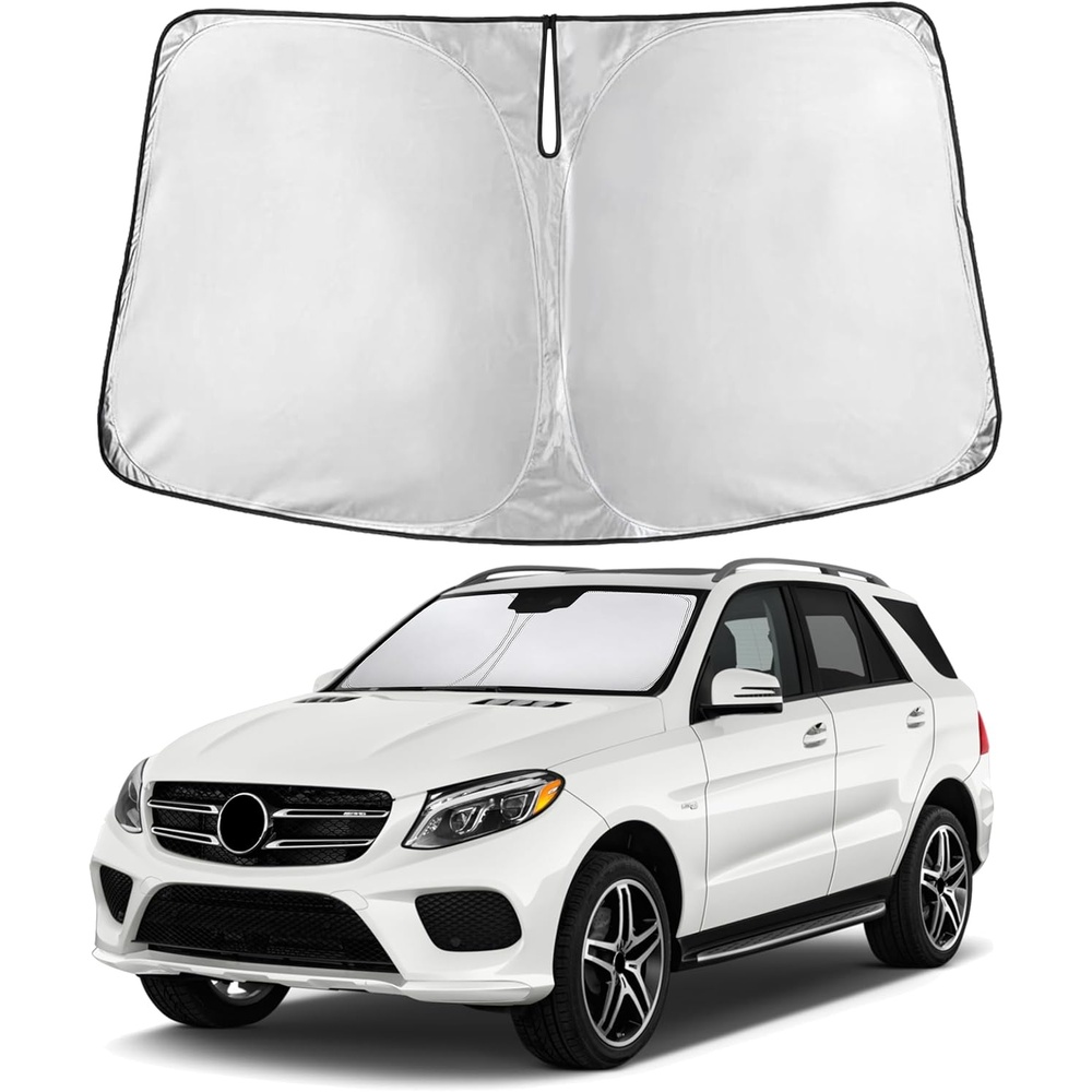 image:imageEconour Windshield Sun Shade Compatible for Rivian R1S R1T 20222025 2026  Sun Visor for Front Windshield amp Window Sun Shade Cover UV Heat Blocker amp Protector Car Accessoriesfor MercedesBenz GLE 20122019