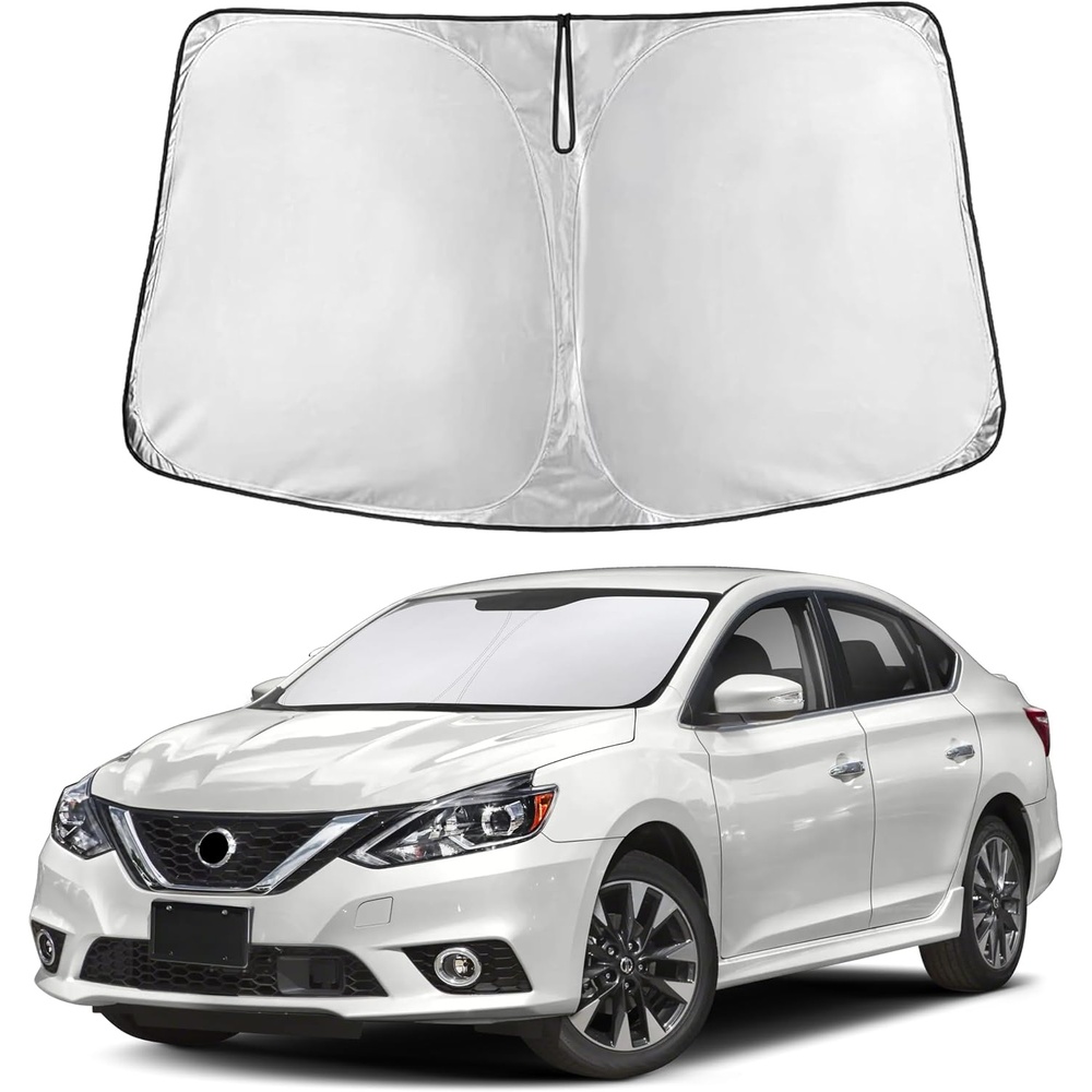 image:imageEconour Windshield Sun Shade Compatible for Rivian R1S R1T 20222025 2026  Sun Visor for Front Windshield amp Window Sun Shade Cover UV Heat Blocker amp Protector Car Accessories20142019