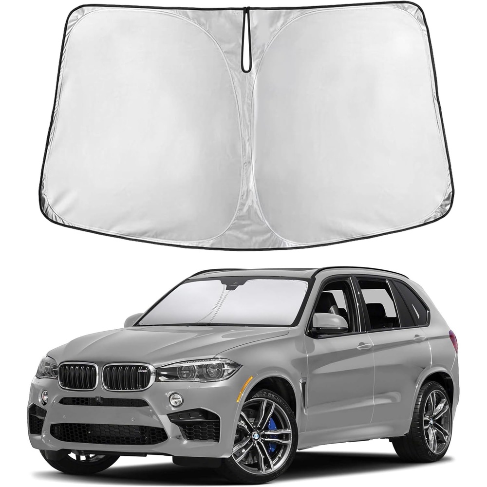 image:imageEconour Windshield Sun Shade Compatible for Rivian R1S R1T 20222025 2026  Sun Visor for Front Windshield amp Window Sun Shade Cover UV Heat Blocker amp Protector Car Accessoriesfor BMW X5 2014 2018