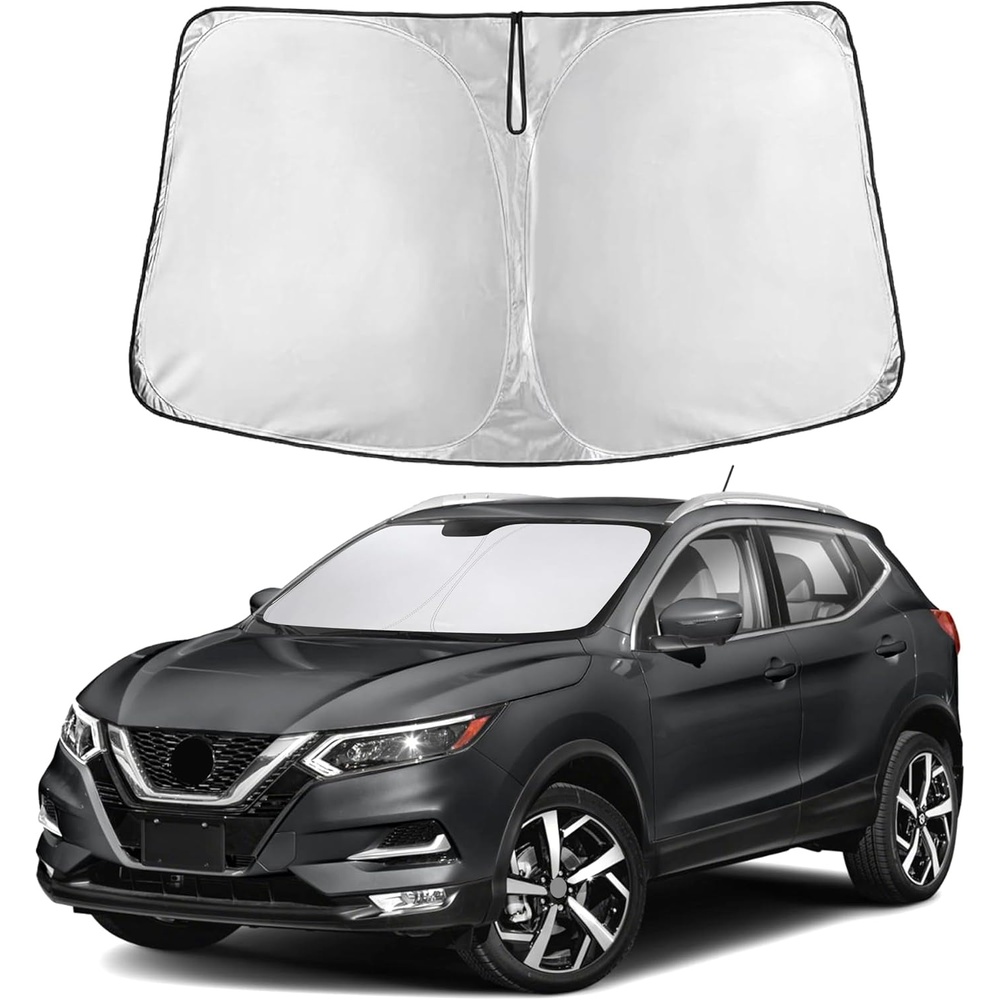 image:imageEconour Windshield Sun Shade Compatible for Rivian R1S R1T 20222025 2026  Sun Visor for Front Windshield amp Window Sun Shade Cover UV Heat Blocker amp Protector Car Accessoriesfor Nissan Rogue Sport 20172022