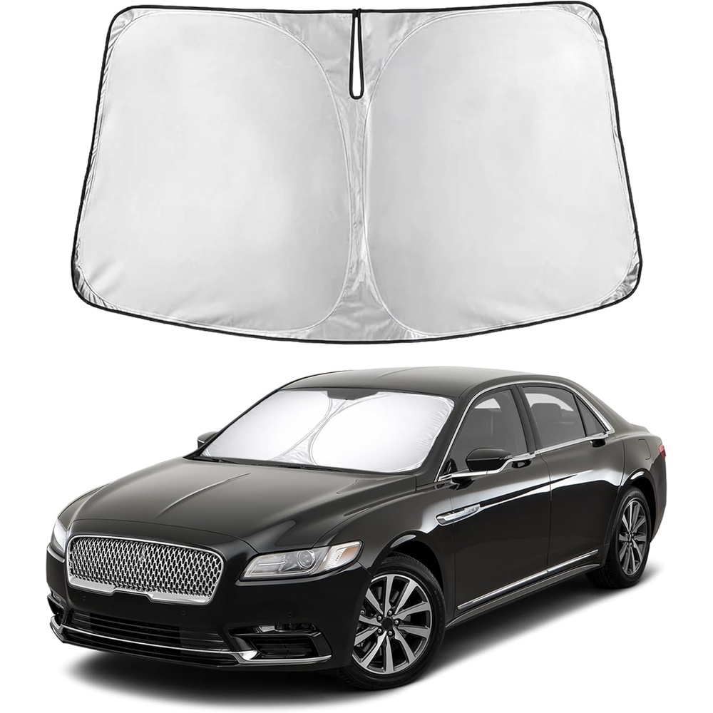 image:imageEconour Windshield Sun Shade Compatible for Rivian R1S R1T 20222025 2026 Sun Visor for Front Windshield amp Window Sun Shade Cover UV Heat Blocker amp Protector Car AccessoriesFor Lincoln Continental 2017 2020