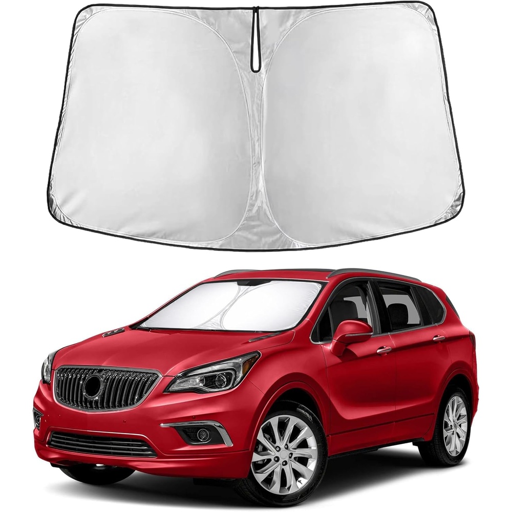 image:imageEconour Windshield Sun Shade Compatible for Rivian R1S R1T 20222025 2026 Sun Visor for Front Windshield amp Window Sun Shade Cover UV Heat Blocker amp Protector Car AccessoriesFor Buick Envision 2016 2020