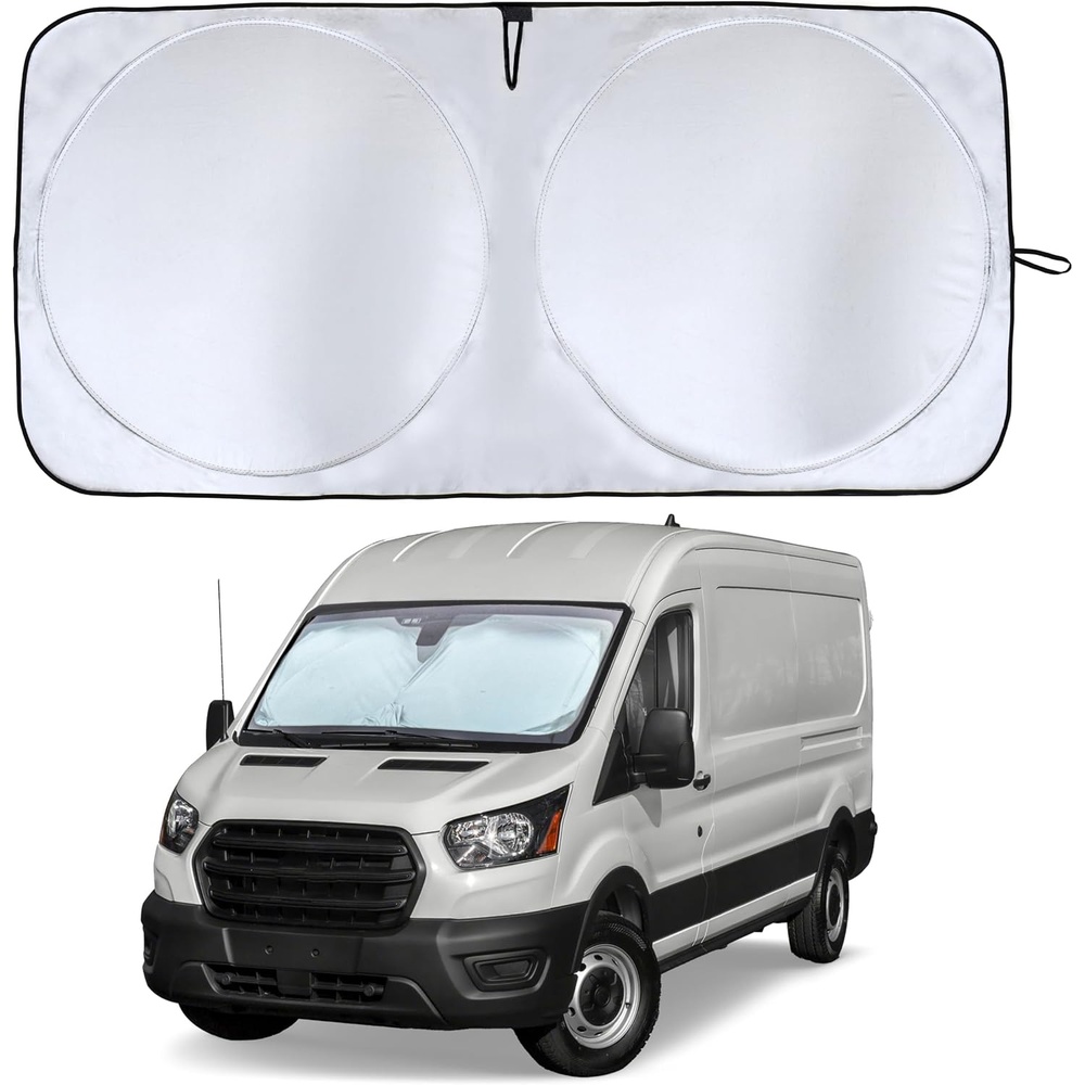 image:imageEconour Windshield Sun Shade for Ford ETransit 20152026 Sunshade for Front Window amp Windshield Sun Visor UV Rays Heat Blocker amp Protector Van AccessoriesXXXLarge