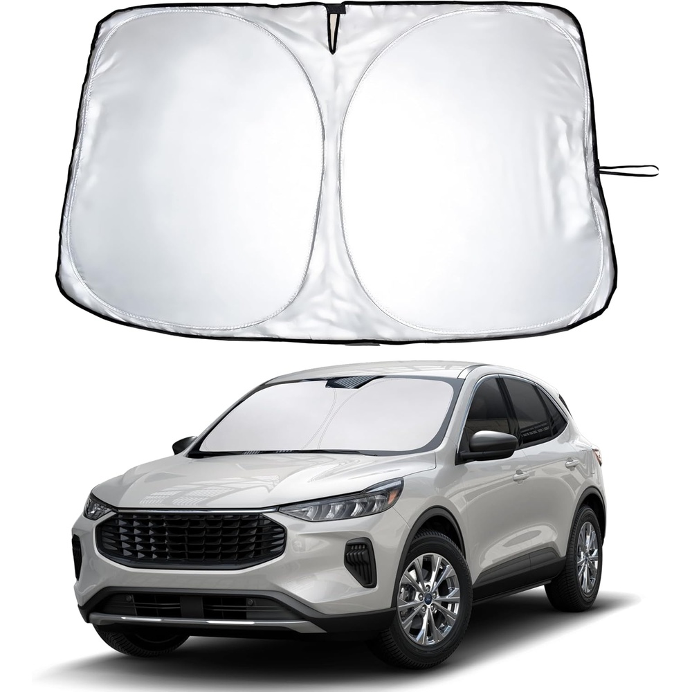image:imageEconour Windshield Sunshade Compatible for Ford Escape 20202024 2025 2026 Sun Visor for Front Windshield amp Window Sun Shade Cover UV Heat Blocker amp Protector Car Accessories