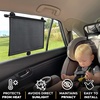 2-Piece Windshield Sunshade + Car Side Window Sun Shade 15″x17″ (2 Pack)