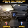 Autovir Truck Windshield Sun Shade Foldable – 280T Sun Visor Front Shield(X-Large)