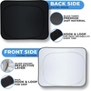 Autovir Truck Windshield Sun Shade, Foldable Front Windshield Sunshade for Pickup Truck, Heat & UV Protection, Premium Reflective Dual-Layer Design – Large (32.5″ x 36″)(Detachable-Small)