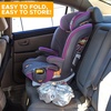 EcoNour 2 in 1 Car Steering Wheel Desk + Baby Car Seat Sun Shade Cover | Steering Wheel Tray for Laptop with Pen Holder | Reflective Baby Seat Cover