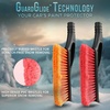 EcoNour 27″ 3-in-1 Snow Brush & Ice Scraper (2 Pack) | 360° Rotatable Aluminum Brush with Ergonomic Foam Grip | Scratch-Free Winter Snow Removal Tools for Cars, SUVs & Trucks