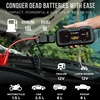 EcoNour 27″ Aluminum Snow Brush with Ice Scrapers for Car Windshield CS30 Car Battery Jump Starter- 4000A