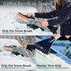 EcoNour 27″ Aluminum Snow Brush with Ice Scrapers for Car Windshield and Window CS10 1600A Peak Car Lithium Battery Jump Starter