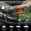 EcoNour 27″ Car Snow Brush and Ice Scrapers for Car Windshield (2 Pack) LS10 Car Battery Jump Starter