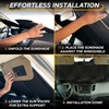EcoNour Accordion Car Windshield Sun Shade for Trucks | Car Window Shades for Large SUVs & Pickups | UV Blocker Sun Visor for Interior Protection & Heat Control | XL (66 x 27 Inches)(Large)