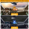 EcoNour Accordion Foldable Windshield Sun Shade | Premium Reflective Sun Visor for SUVs & Pickups Windshields | UV & Heat Reflective Sunshade with Durable Dual-Layer Design | Large (58 x 28)(X-Large)
