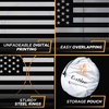 EcoNour Black American Flag RV Windshield Sun Shade | Sun Visor for UV Rays Keeps Your RV Motorhome Cool | Fits RVs, Trucks, Motorhomes, Buses | Sun Visor for Interior Accessories | 102 x 51 inches