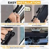 EcoNour Car Retractable Windshield Sun Shade | Aluminum Cloth Fabric Sunshade to Block 99% Sun Heat and UV | Car Sun Visor to Protect Car Interiors | Adjustable Universal Size | Fits for All Cars