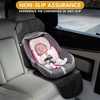 EcoNour Car Seat Protector 2 Pack, 600D Waterproof Fabric | Thick Padding, Non-Slip Backing, Seat Cover Mat for Baby Car Seat & Pets, Guards Against Spills, Stains & Scratches(1-Pack)