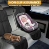 EcoNour Car Seat Protector 2 Pack, 600D Waterproof Fabric | Thick Padding, Non-Slip Backing, Seat Cover Mat for Baby Car Seat & Pets, Guards Against Spills, Stains & Scratches(2-Pack)
