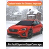 EcoNour Car Snow Cover Compatible for Subaru Impreza | Windshield Cover for Ice and Snow with S-Hook Straps | Heavy-Duty 600D Oxford Winter Car Cover, Waterproof & Anti-Slip