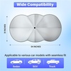 EcoNour Car Windshield Sunshade Umbrella | Foldable Windshield Sun Shade Cover | Front Car Window Shade for Maximum UV Rays & Heat Protection | 240T Polyester Umbrella Sunshade